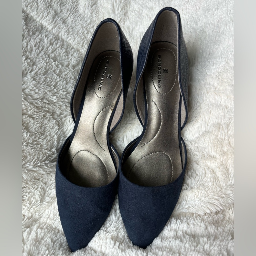 Bandolino Navy Blue Heel, size 8